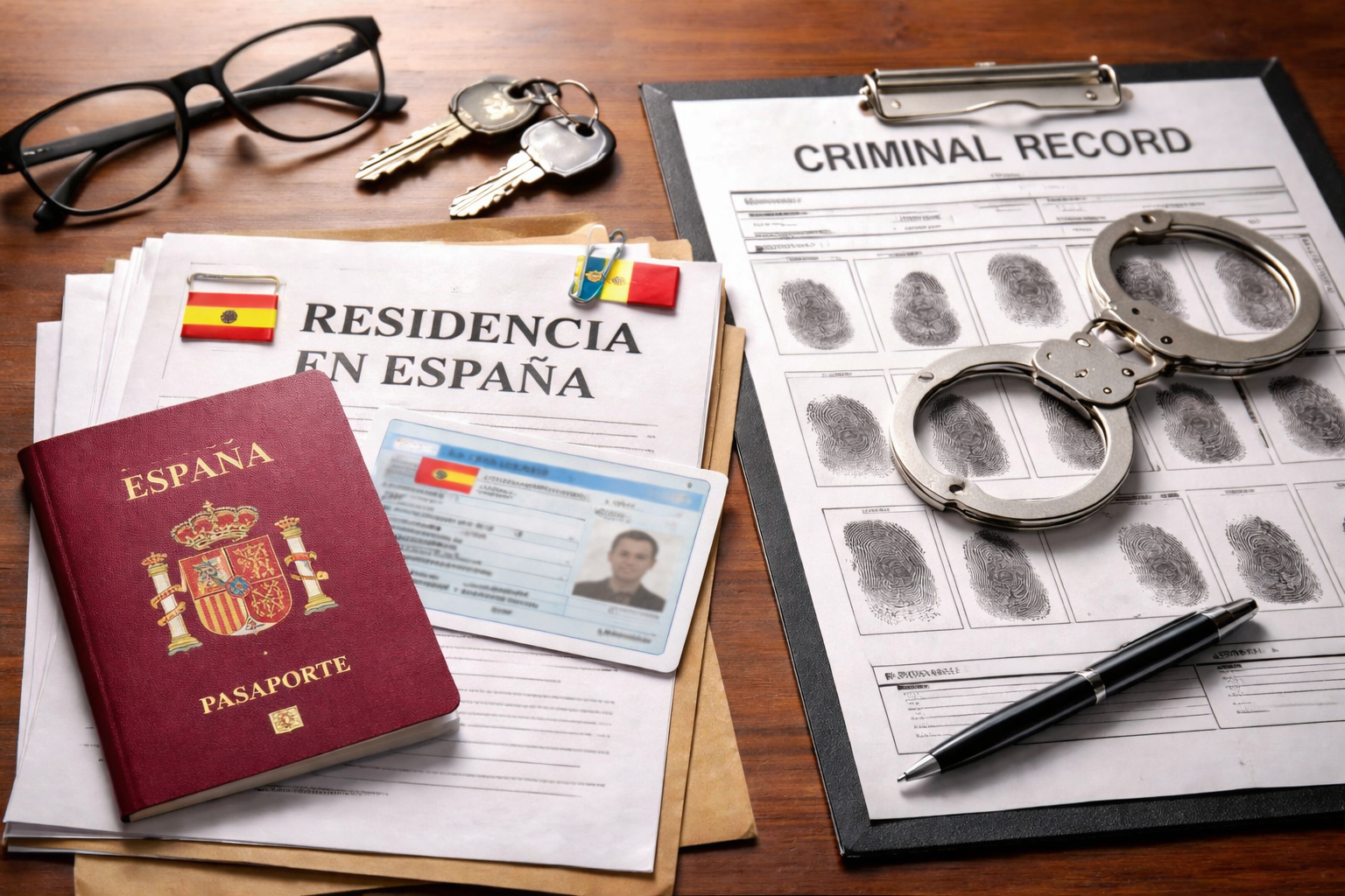 Criminal records and residence in Spain