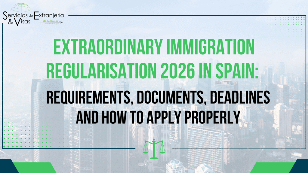 EXTRAORDINARY IMMIGRATION REGULARISATION 2026 IN SPAIN: REQUIREMENTS, DOCUMENTS, DEADLINES AND HOW TO APPLY PROPERLY
